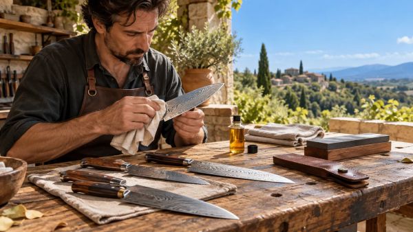 Entretien acier damas : conseils pour préserver la qualité de vos lames