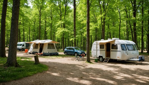 Choisir son emplacement tente ou caravane en ardèche